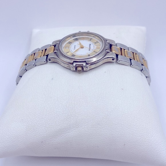 Working! Men’s Hugo Maxx Vintage 2 Tone Minimalist Watch - Picture 4 of 9